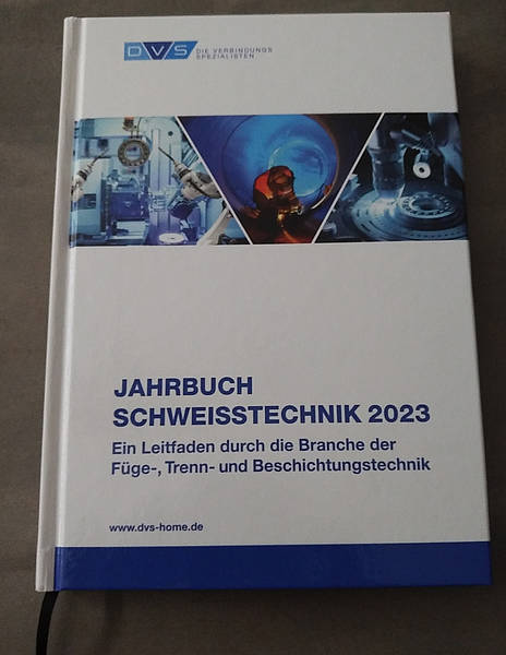 Read more about the article Wir haben es ins „Jahrbuch Schweisstechnik 2023“ geschafft!